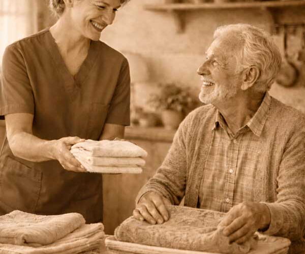 Unterstützung bei hauswirtschaftlichen Aufgaben im Haushalt durch Pflegedienst