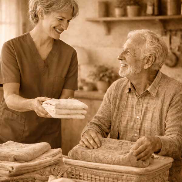 Pflegedienst Dortmund - Wäsche waschen - Zuhause auf Zack